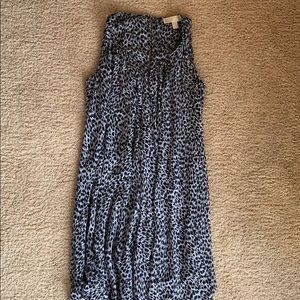 Michael Kors animal print maxi dress